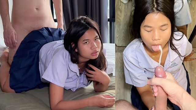 Image 18-Year-Old Thai Student Skips Classes to Have Sex